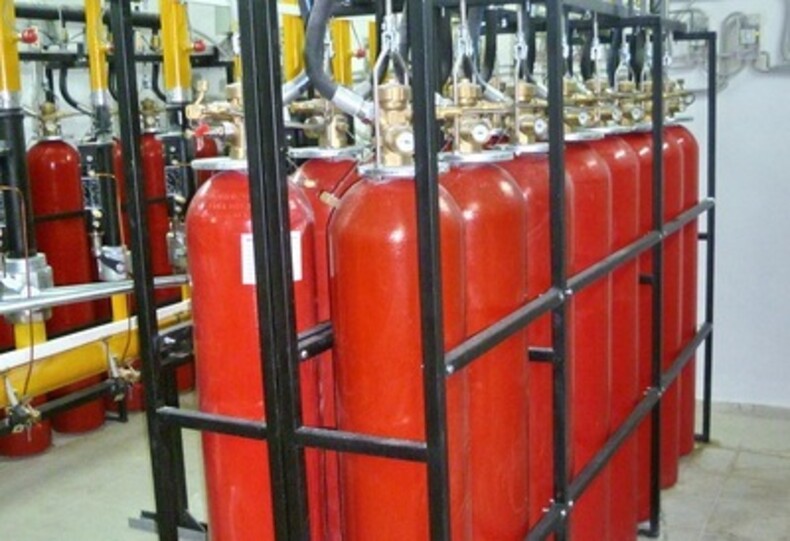 Батарея газового пожаротушения LPG (Хладон 125, Хладон 227еа)