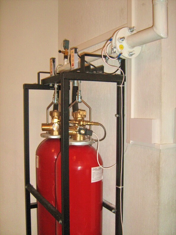 Модули газового пожаротушения ИСТА (Хладон 125, 227еа, 318ц, ФК-5-1-12)