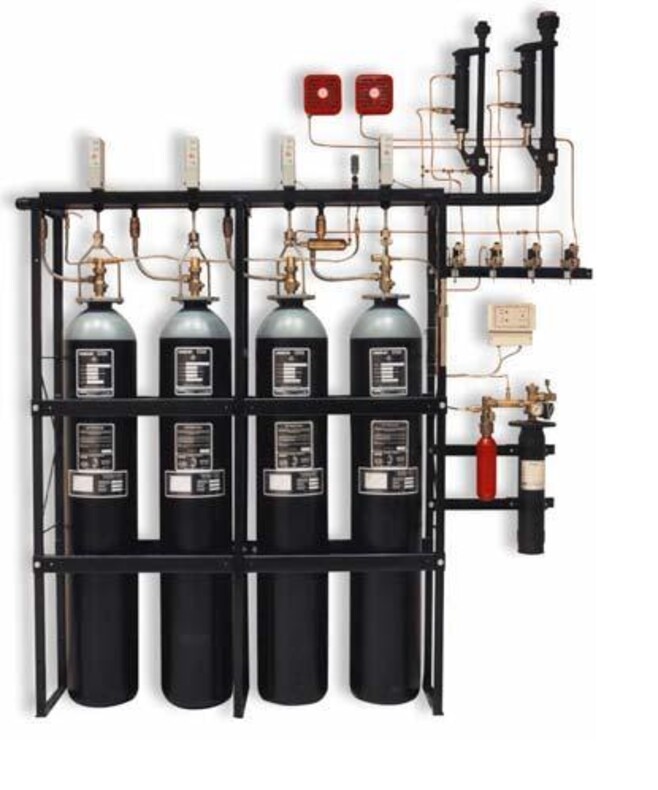 Модуль газового пожаротушения LPG с контролем веса (СО2)